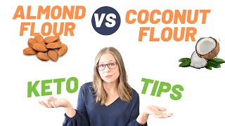 Almond Flour VS Coconut Flour on Keto | Keto Baking Tips Coconut Flour Vs Almond Flour