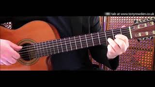 For Love One Can Die - Morricone fingerstyle guitar solo - link to TAB in description Resimi