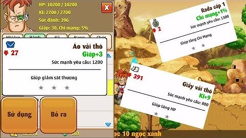 Ngọc Rông Online: Show Thành Quả Mấy Ngày UP Đồ Sao