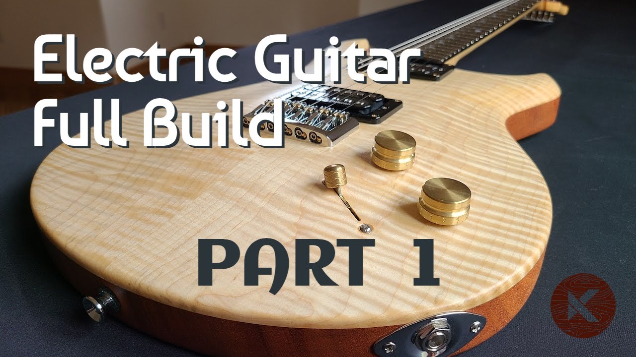 Part 1 Design & Body Full Electric Guitar Build YouTube