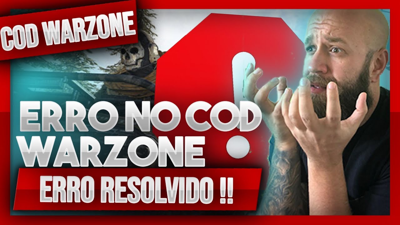 Erro 0x00001338 (11644) N no Call of Duty Warzone ao abrir - Jogo não roda  ou dá erro - Clube do Hardware