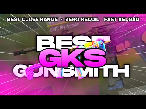 BEST GKS GUNSMITH LOADOUT | BEST ATTACHMENTS FOR GKS | COD MOBILE GKS