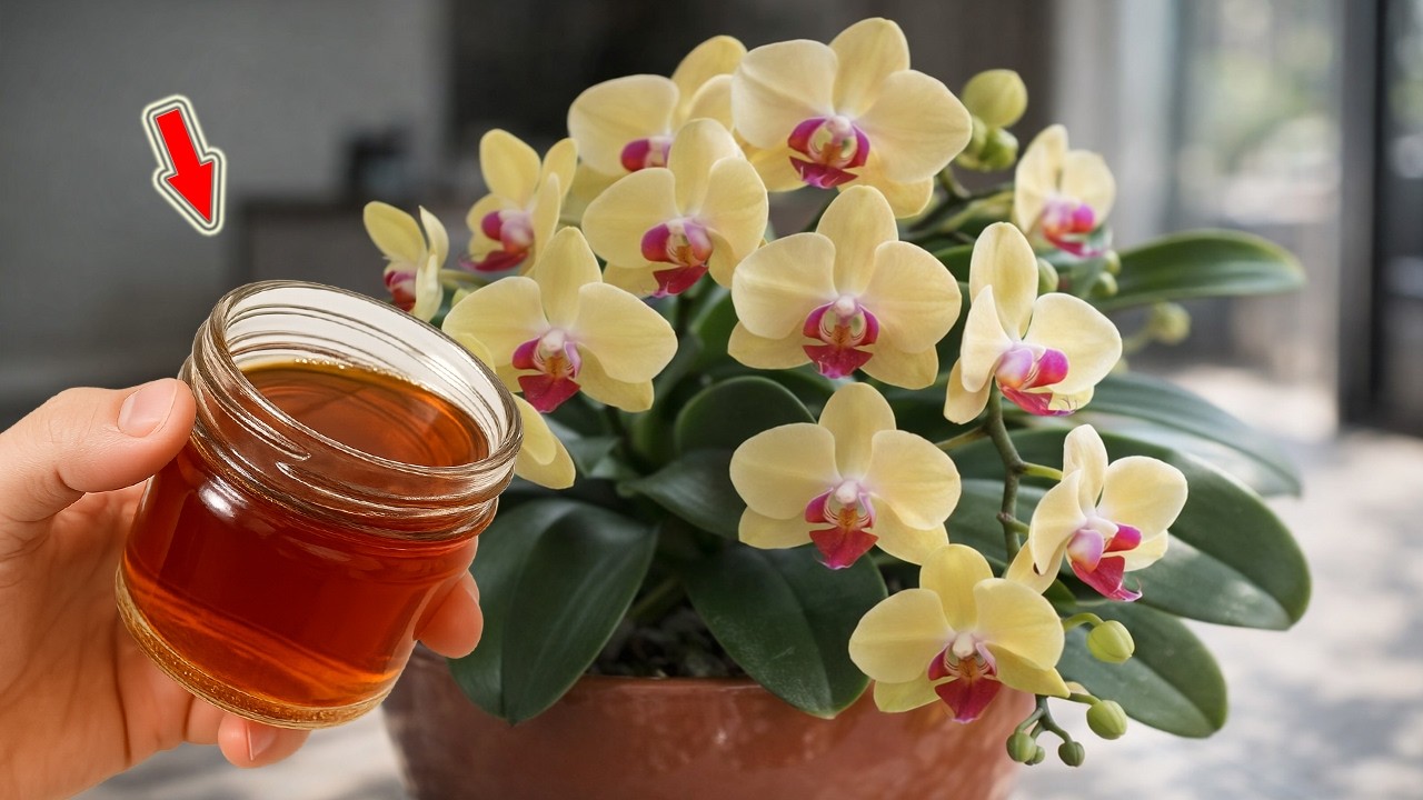 Достаточно полить один раз! На каждой веточке орхидеи вырастут сотни цветов и здоровые корни!