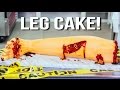 Creepily Realistic Halloween Leg Cake