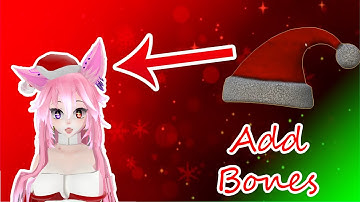 Blender how to add bones Vrchat Vtuber Unity dynamic bone VRM spring bone