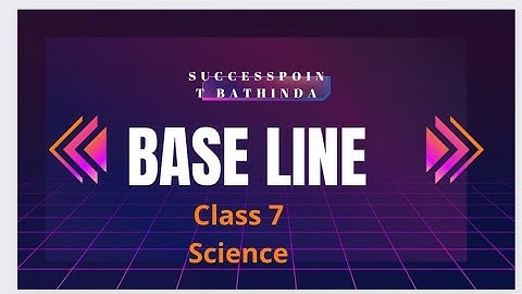 Science Base Line Solved 2022 Class 7th