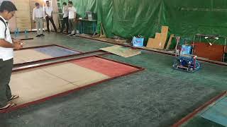 Roboot control and test running. Robocon.