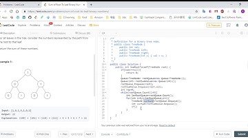 (C#)LeetCode 1022  Sum of Root To Leaf Binary Numbers