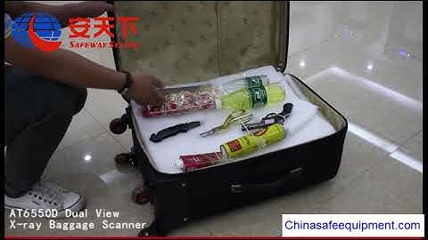 SAFEWAY SYSTEM  AT6550D Dual View X-ray Baggage Scanner