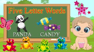 Five letter words words preschool Education/5 letter word for kids/5 letter words/ words in english