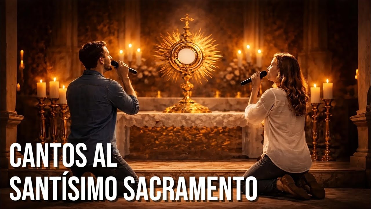 ADORACIÓN EUCARÍSTICA 🙏 5 Cantos a Jesús Sacramentado | Música Católica para Orar