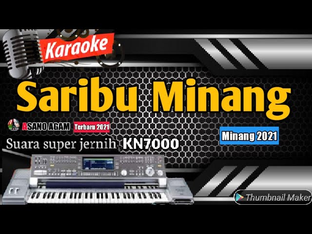 Karaoke minang remix populer saat ini | Saribu Minang (FULL HD - ASANO AGAM) class=