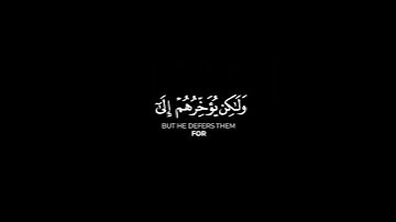 ولو يؤاخذ الله الناس بظلمهم شاشة سوداء | كرومات قرآن كريم بصوت #ياسر_الدوسري | #سورة_النحل