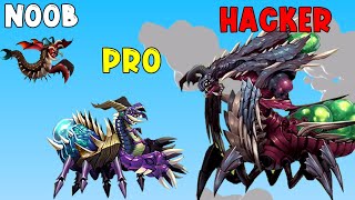 NOOB vs PRO vs HACKER ~ Insect Evolution Full Gameplay (Part 82 Alien TOP) screenshot 5