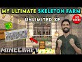 I MADE AN UNLIMITED SKELETON XP FARM - MINECRAFT SURVIVAL GAMEPLAY IN HINDI #32