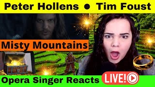 Peter Hollens feat. Tim Foust  Misty Mountains | Opera Singer Reacts LIVE