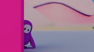 Fall Guys animation + VFX, 3D and CGI breakdown (Blender)