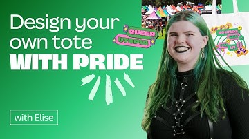 Design your own tote you can wear with Pride