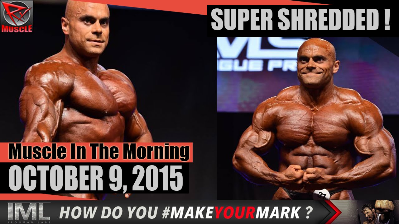 SUPER SHREDDED! - Muscle In The Morning October 9, 2015 gossip magazines
