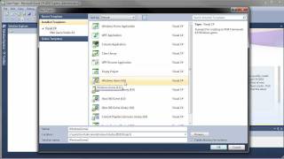 XNA Tutorial - part 01 - Starting your game project