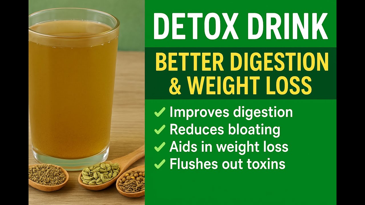 🌿 Ultimate Gut Detox | Natural Remedy with Cumin, Fennel, Carom & Coriander Seeds 🌿