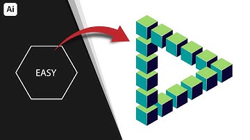 Modern Polygon Logo Design in Adobe Illustrator Tutorials