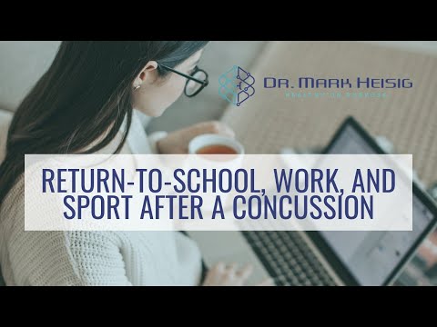 Returning to school, work, and sport after a concussion (WANP 2021)