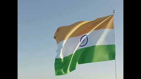 Indian flag Animation | Blender Animation