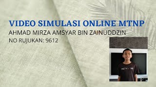 VIDEO SIMULASI MTNP AHMAD MIRZA AMSYAR