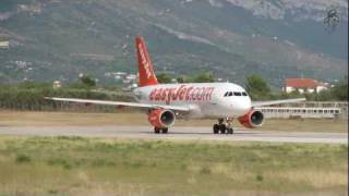 easyJet - Airbus A319-111  G-EZAT - Takeoff from Split airport