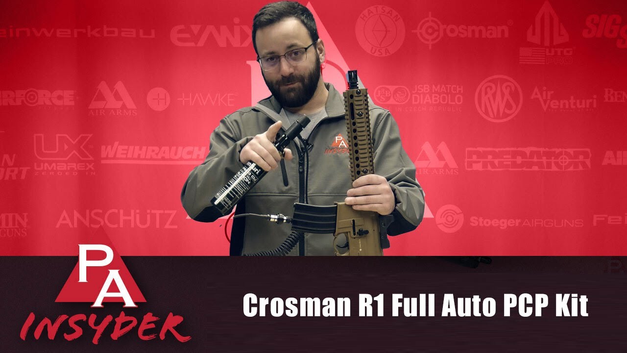 Review of Crosman R1 Full Auto PCP - Pyramyd Insyder - YouTube