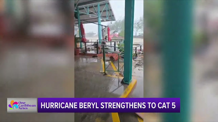 Hurricane Beryl Strengthens to Category 5