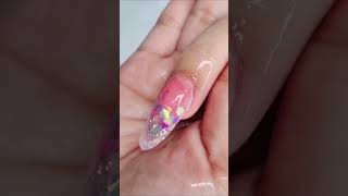 softgel+polygel+glitters  nailart nailtutorial nails beautysalon polygelnails