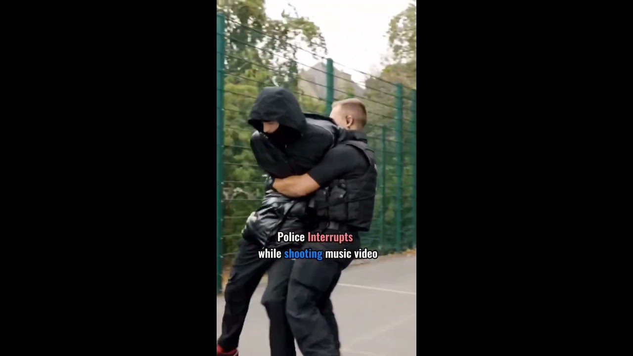 UK Driller Gets Arrested While Filming A Music Video Shorts Uk Roadman Drill Police