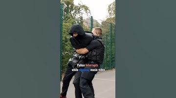 Thumbnail of UK Driller gets arrested while filming a music video. #shorts #uk #roadman #drill #police #music