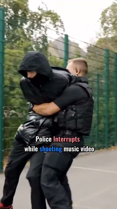 UK Driller gets arrested while filming a music video. #shorts #uk #roadman #drill #police #music