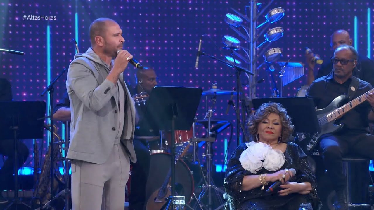 Alcione e Diogo Nogueira cantam 
