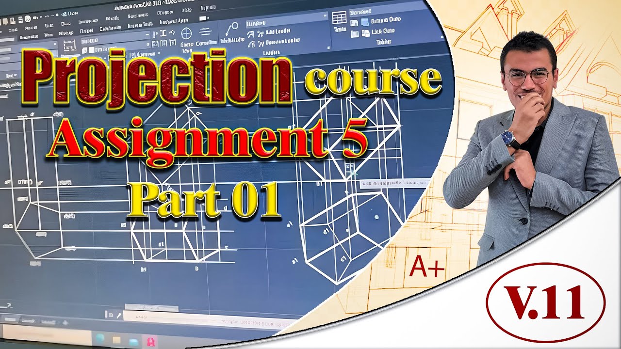 Projection Assignment 5 || Steel Drawing📏|| Types Of Beams☠️🔥