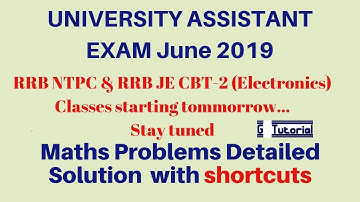 Maths Solutions Explained - University Assistant Exam 2019