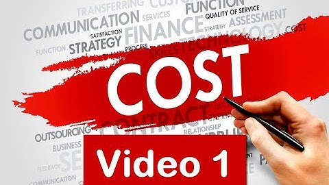 Module 3, Cost Behaviour, Video 1