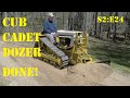 Cub Cadet Dozer, S2:E24, Time to Get to Work!