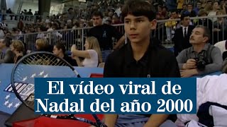 El vídeo viral de Rafa Nadal en el año 2000 tras ganar Les Petits As  Le Mondial Lacoste