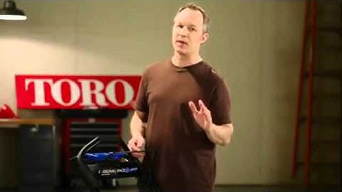 Adjusting the Self Propel on an All Wheel Drive Toro Mower