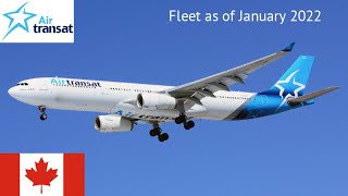Air Transat Fleet as of January 2022