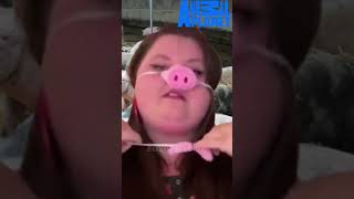 why would amberlynn dress up as a pig 🤡🐽