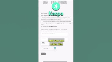 Collet Free Kaspa Coin From The Kaspa Faucet