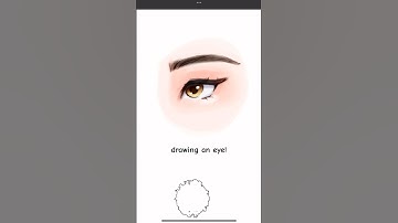 Simple eye drawing process 👁️ #digitalart #procreate #drawingprocess #digitalartwork