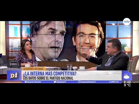 Gerardo Caetano analiza las internas 2019: "Sartori le hace daño al Partido Nacional"