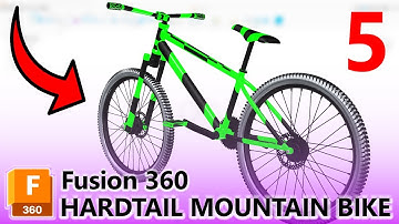 HARDTAIL Mountain Bike Project in Autodesk Fusion - Part 5
