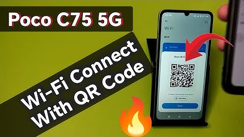 Poco C75 5G: Wi-Fi Connect With QR Code | How to Wi-Fi connect using QR code on poco phone